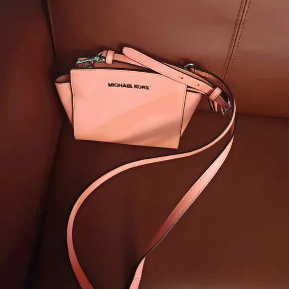 Michael Kors Pink Satchel with Silver-Tone Hardware - Picture 2 of 5